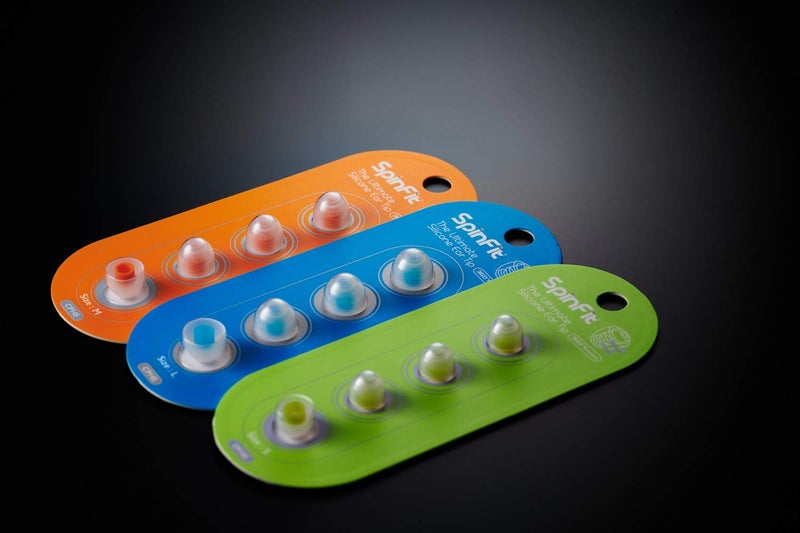 SpinFit سبين فيت CP145 لسماعات الأذن - S - أطراف أذن سيليكون حاصلة على براءة اختراع للاستبدال، ملائمة آمنة وراحة قصوى (2 زوج) (لأقطار الفوهة من 5-6 مم) - Image 5